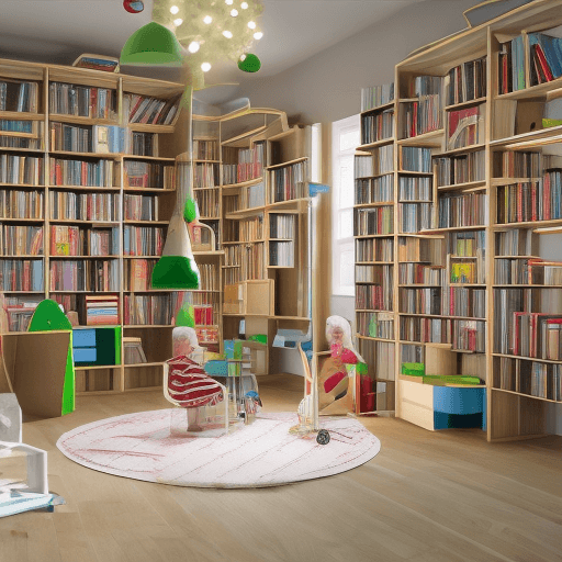 AI generated: Thema: Weihnachtliche Vorlesestunde in der Bibliothek"
fotorealistic
modern
open room
one women
many...