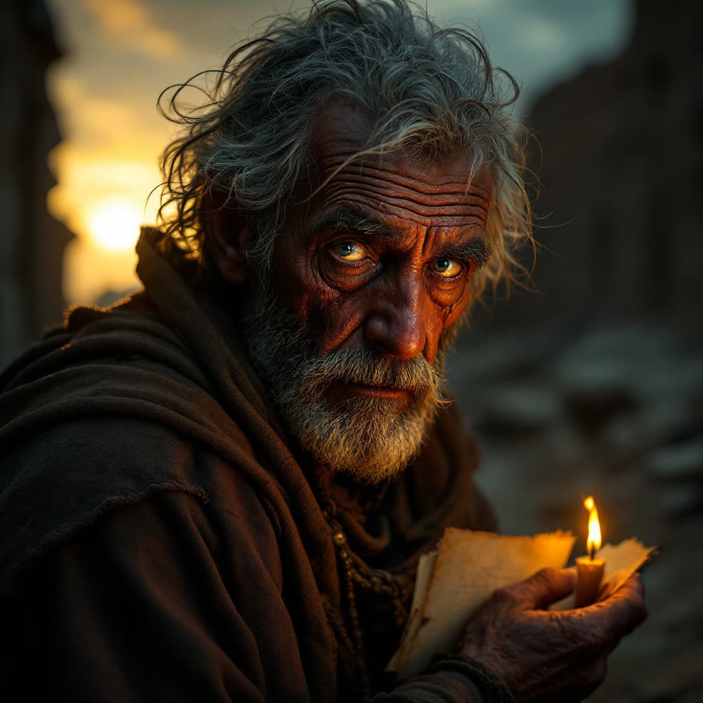 AI generated: Create an award-winning portrait that tells a powerful, untold story, capturing raw emotion, depth, ...