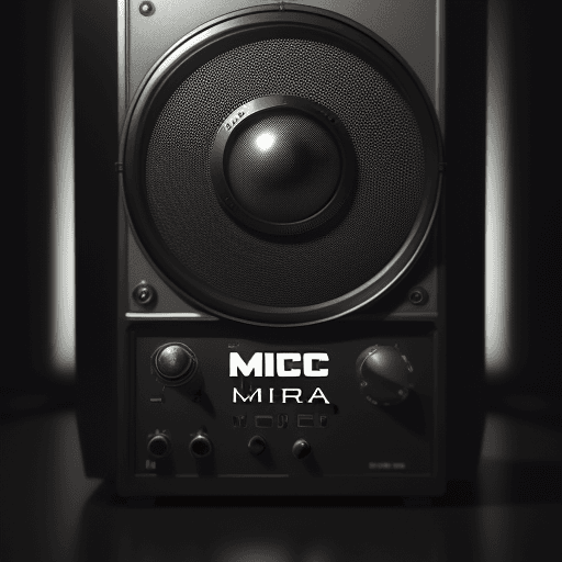 AI generated: Microfone logo for a band named Mic Mania, octane render, trending on artstation, cinematic, hyper r...