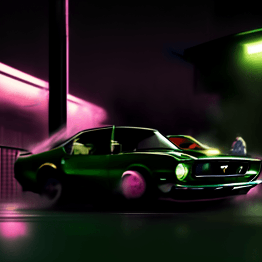 AI generated: colorful hair, colorful linear cafes background, martin ansin style, light green and light emerald, ...