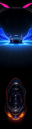 AI generated: dreamscape (glowing nepenthes inspired sport car in shape of nepenthes illuminated ), engine . surre...