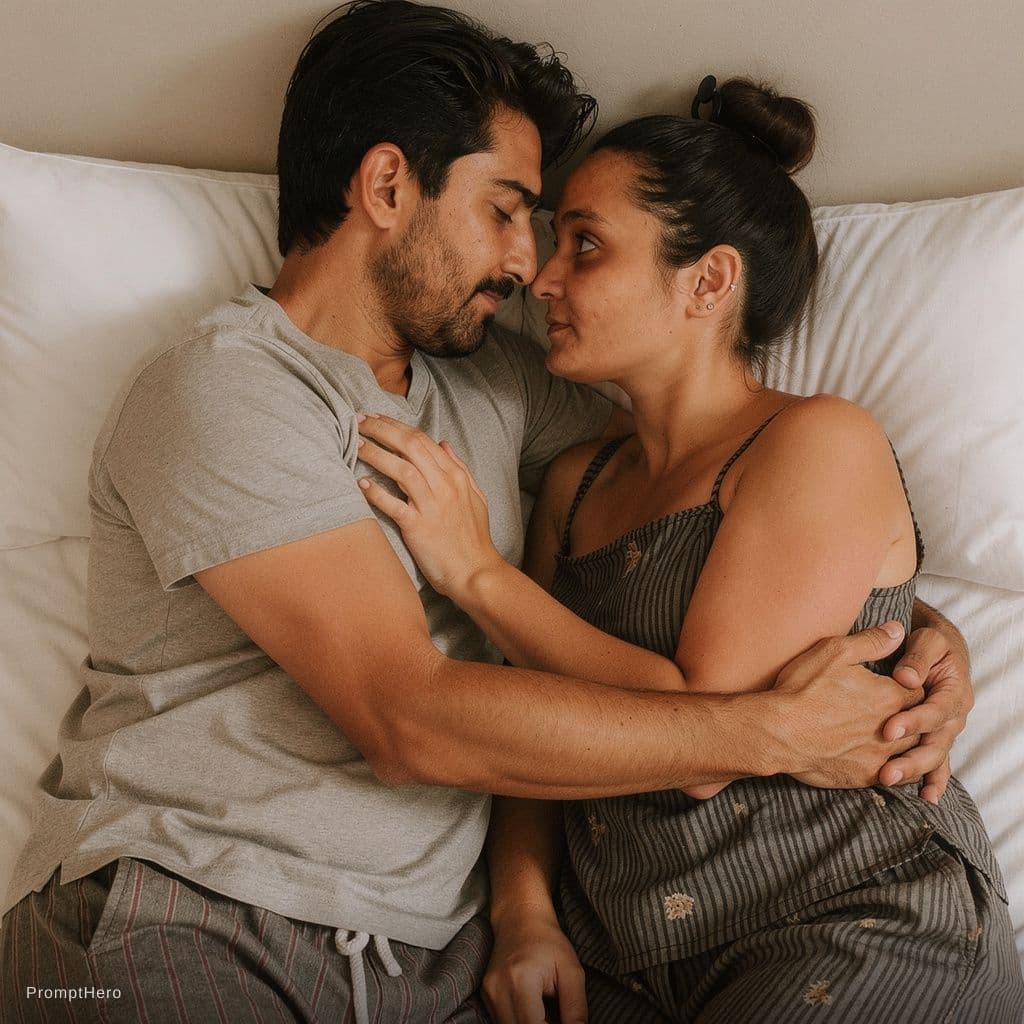 AI generated: couple sex in bad