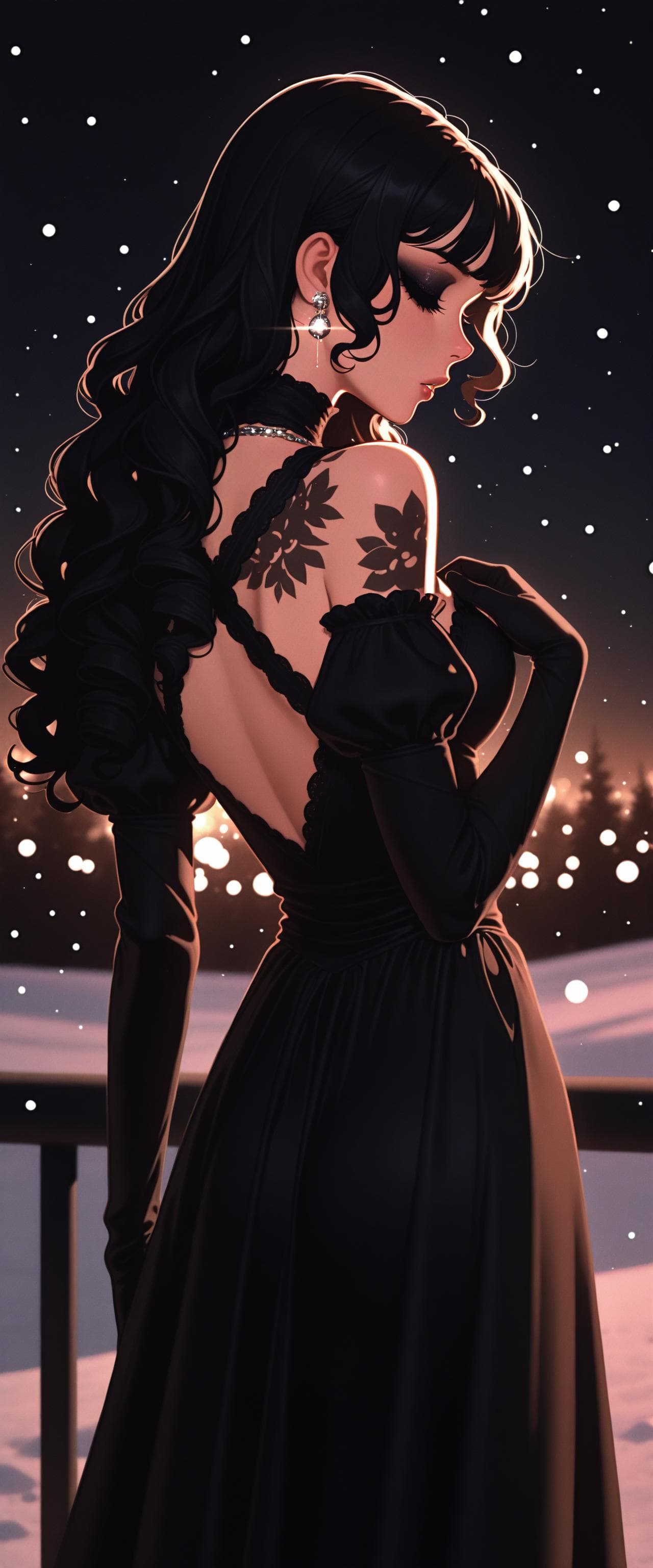 Calli's Glitter Handkerchief Dress Illu Edition