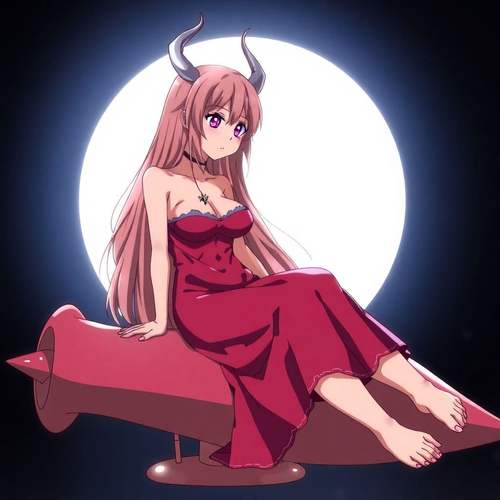 AI generated: score_9,score_8_up,score_7_up,score_6_up, 1girl, long hair, sits on large dildo, big breasts, ass, a...