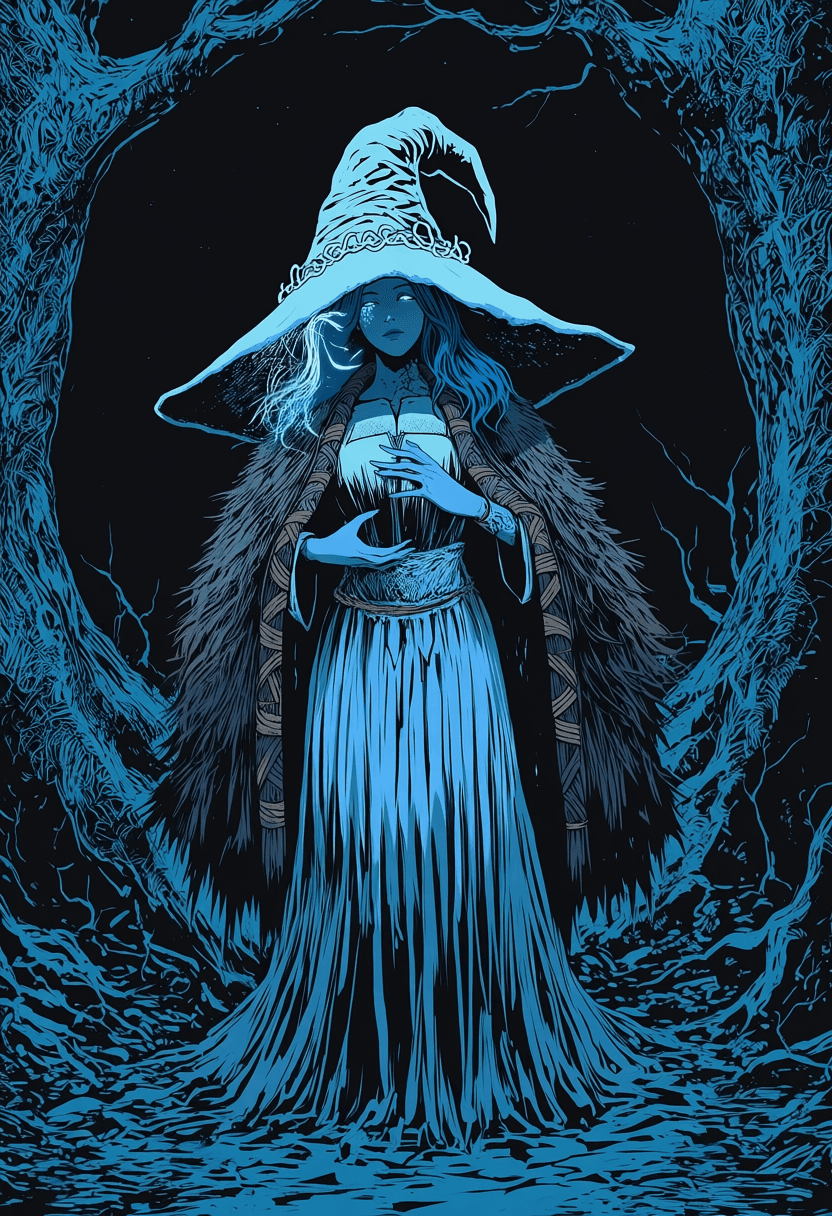 Retro Dark Fantasy Illustration ZImageTurbo/Flux/Chroma/illustriousXL