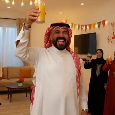 AI generated video: Kuwaiti Man party video