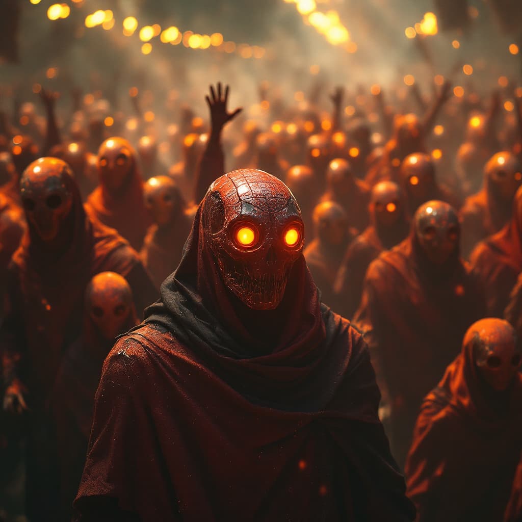 AI generated: one hundred stupid looking idiot humans, incredibly cinematic, 8k, HD, nanites, volumetric lighting