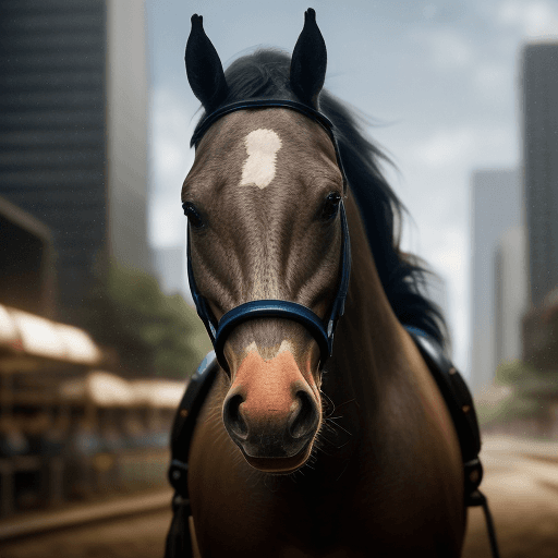 AI generated: 
Intelligent advocate suit Horse, professional portrait, hyper realistic, ultra detailed photograph,...