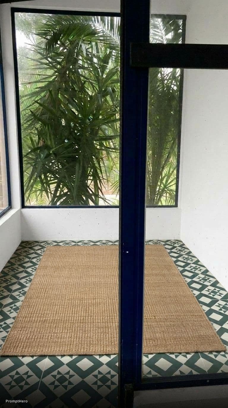 AI generated: Add this reed rug