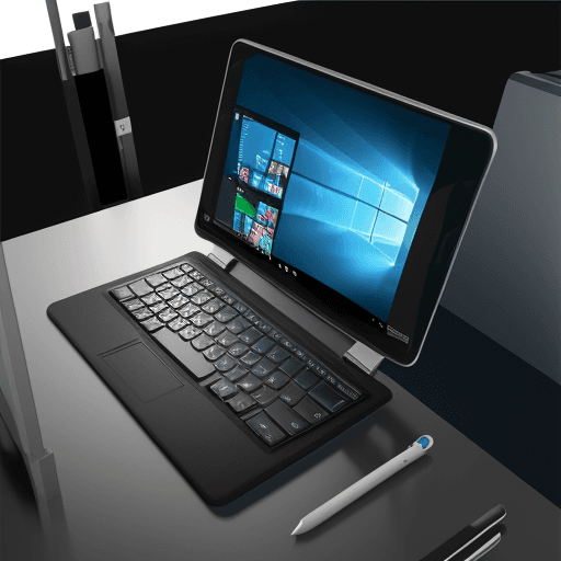 AI generated: una mesa en la que haya un pc un movil y una tablet