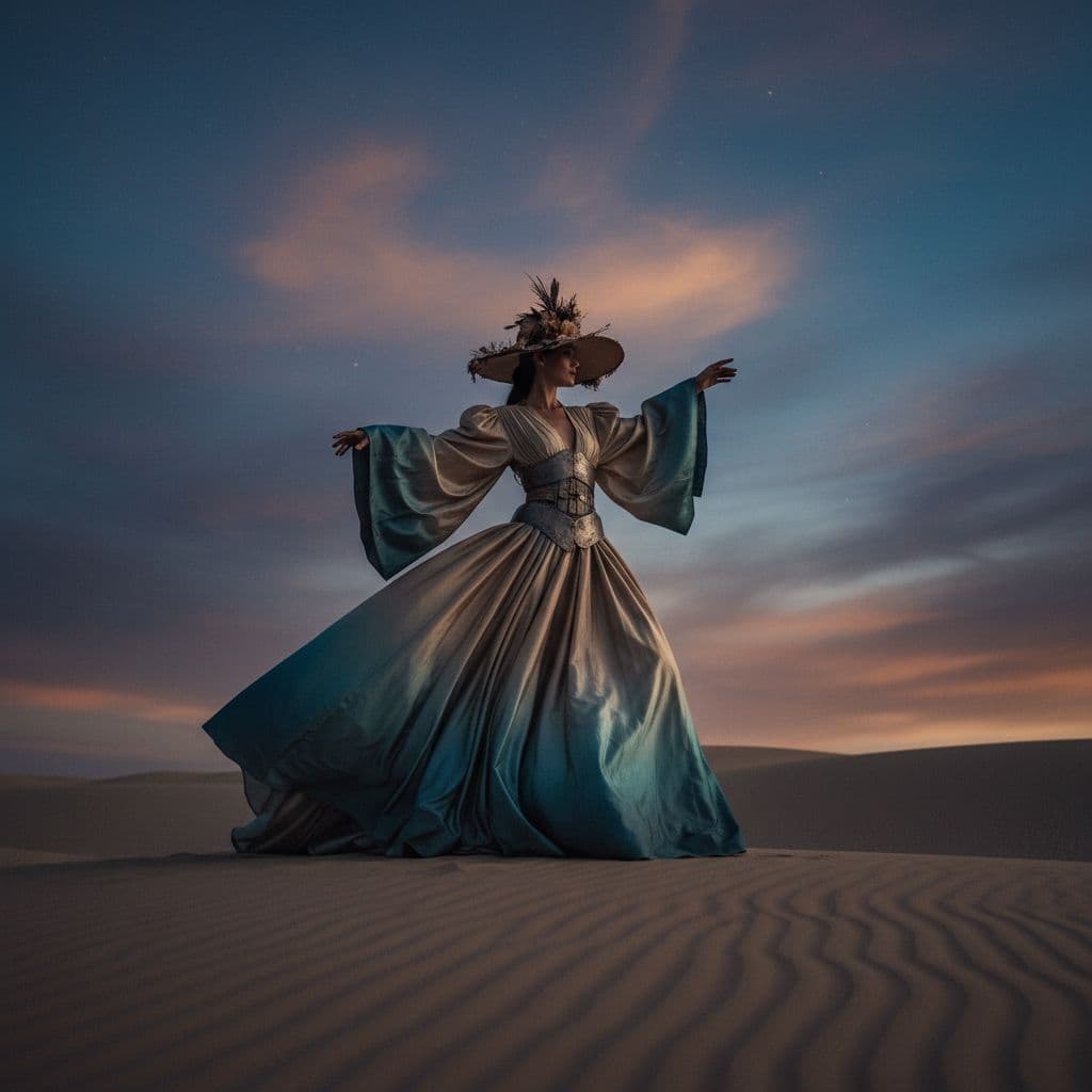 AI generated: fashion editorial photograph, woman, shot on a Canon EOS 5D Mark IV --chaos 75 --ar 1:2 --profile rs...