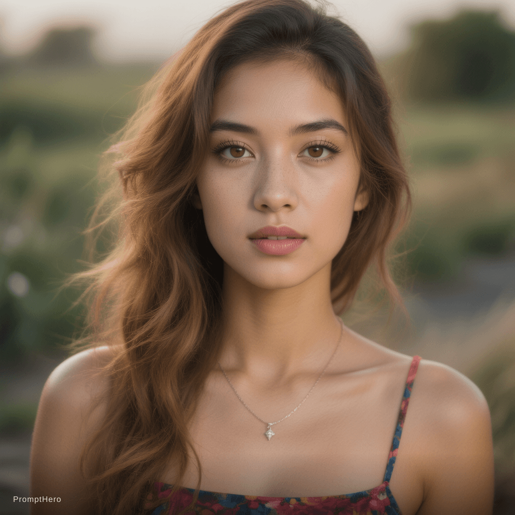 AI generated: latina girl