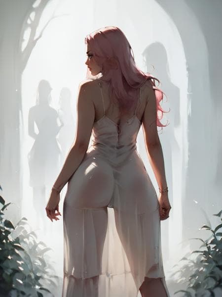 Backlit Dress - WtSSTaDaMiT