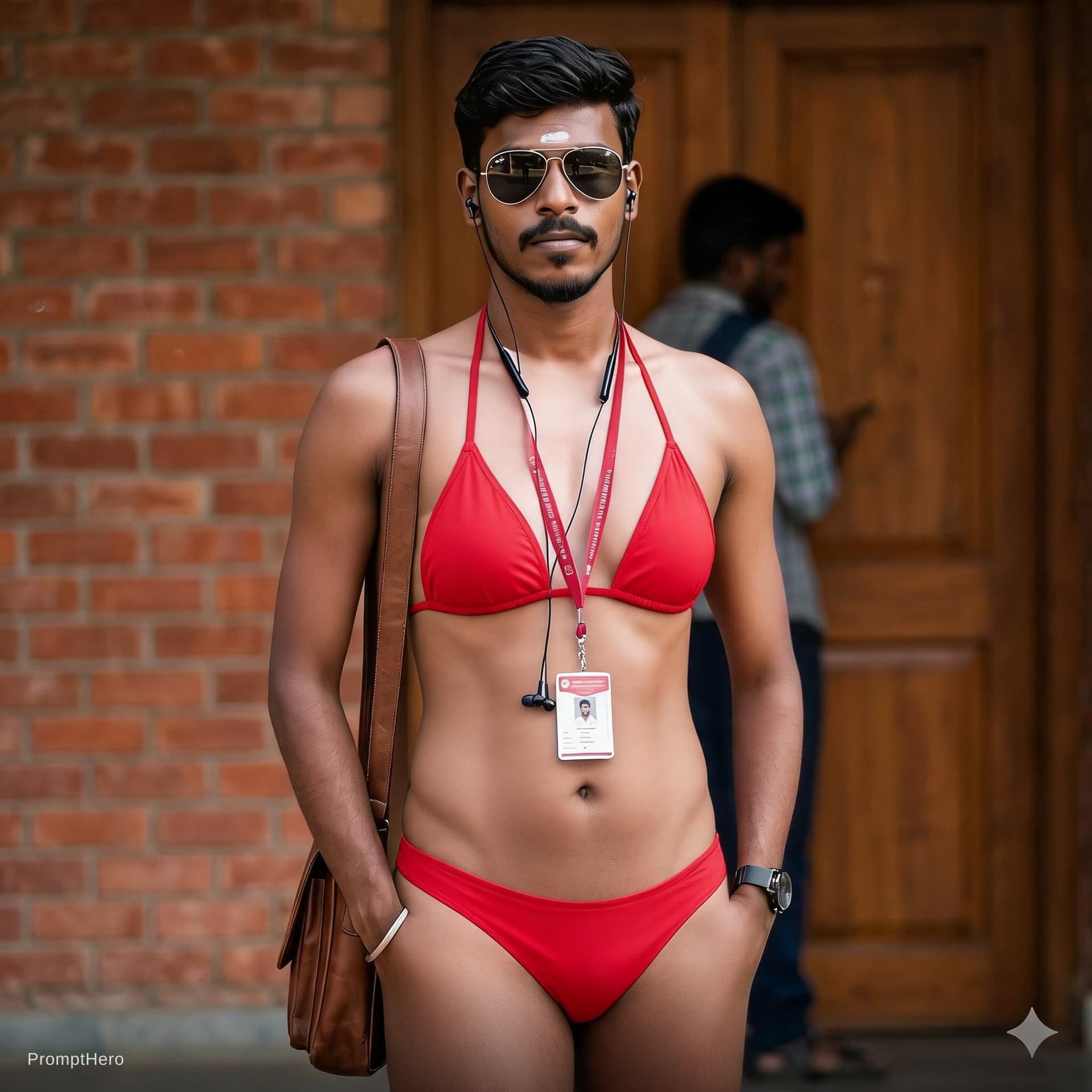 AI generated: change outfit to bikini