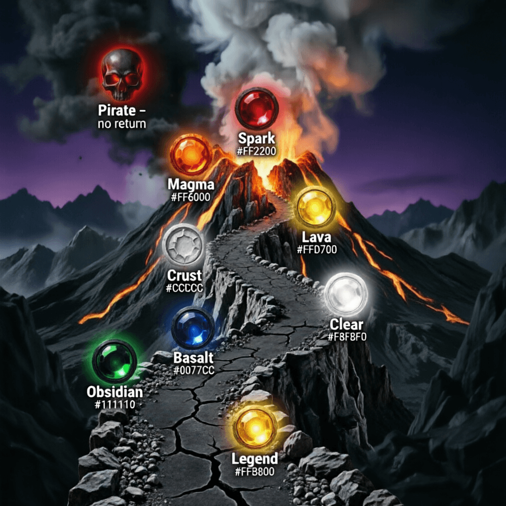 AI generated: 
-remove the lava lake at the bottom and fill with dark mountain with dark colour.
-Subtitute the la...