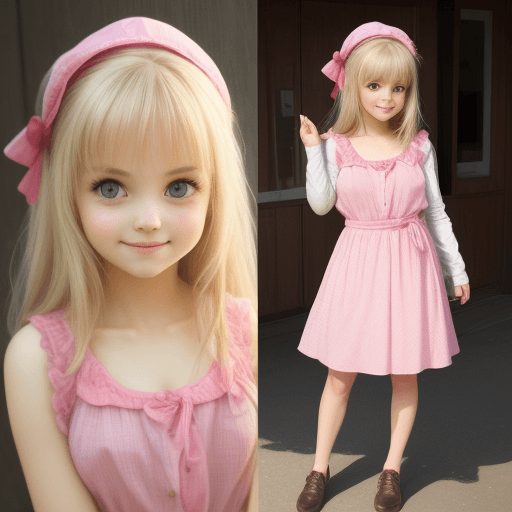 AI generated: cute girl