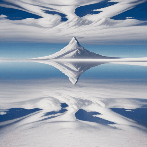 AI generated: Immerse your readers in the surreal beauty of Bolivia's Salar de Uyuni, the world's largest salt fla...