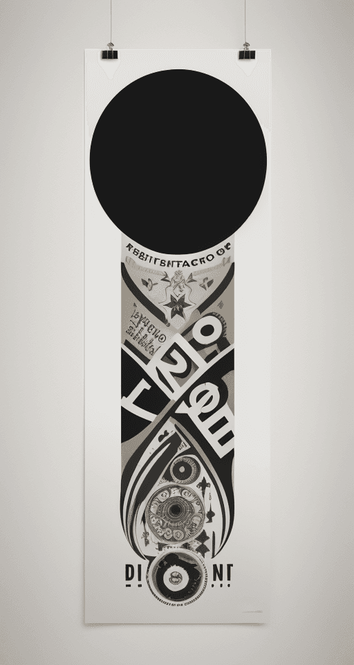 AI generated: A creative poster that reflects integrity, delicately rendered, without characters.