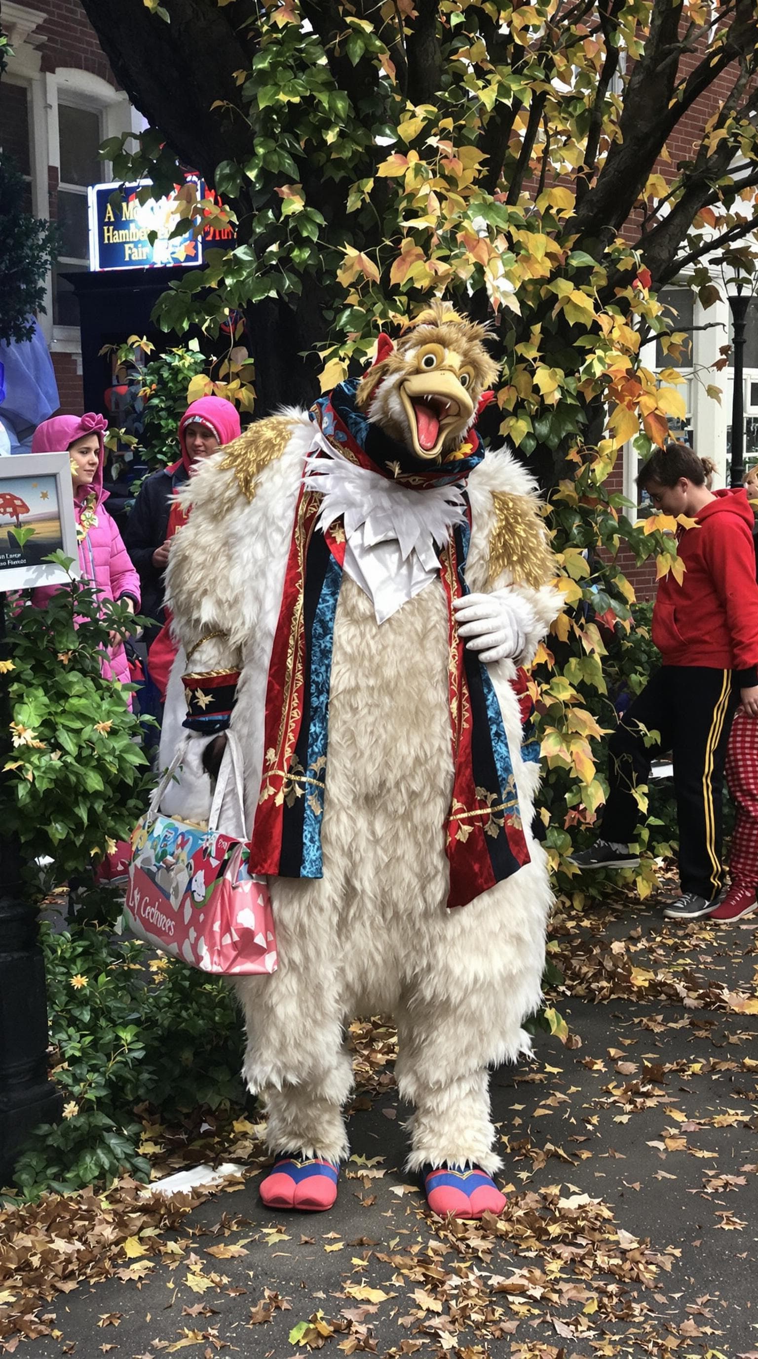 AI generated: As I did walk by Hampstead Fair I came upon Mother Goose So I turned her loose But she was screaming