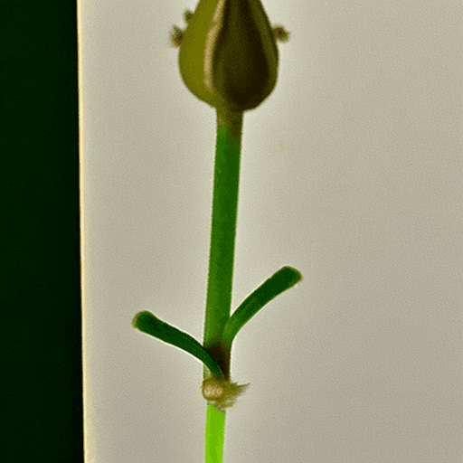 AI generated:  stem with a small bud 