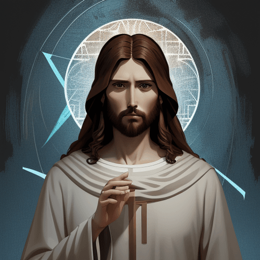 AI generated: Jesus --ar 68:128 --stylize 750 --v 5.2