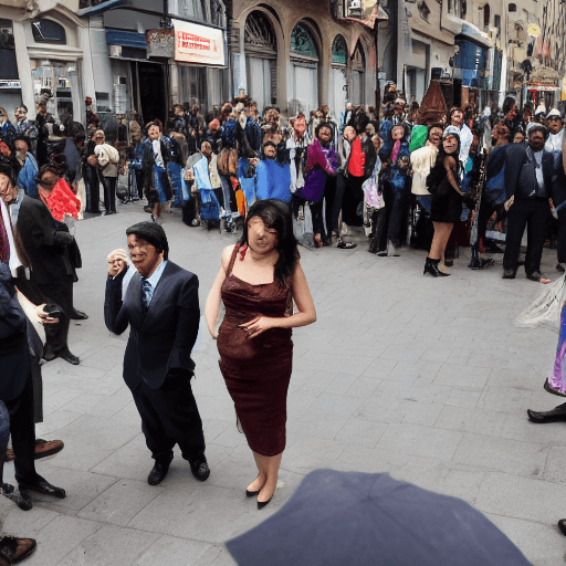 AI generated: A beatiful pictures that represents :Amidst the crowd, a diverse array of people come together, repr...