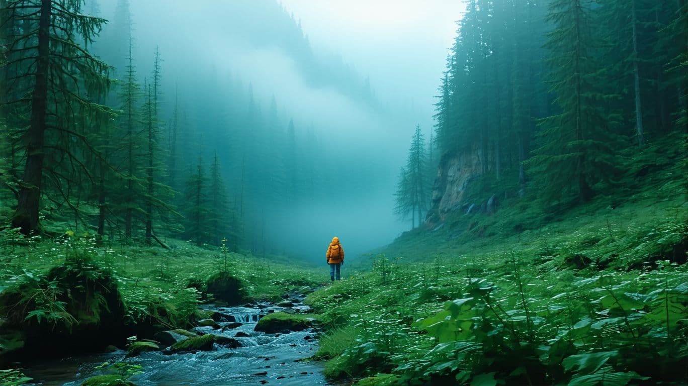 AI generated: Humans x nature 8k 