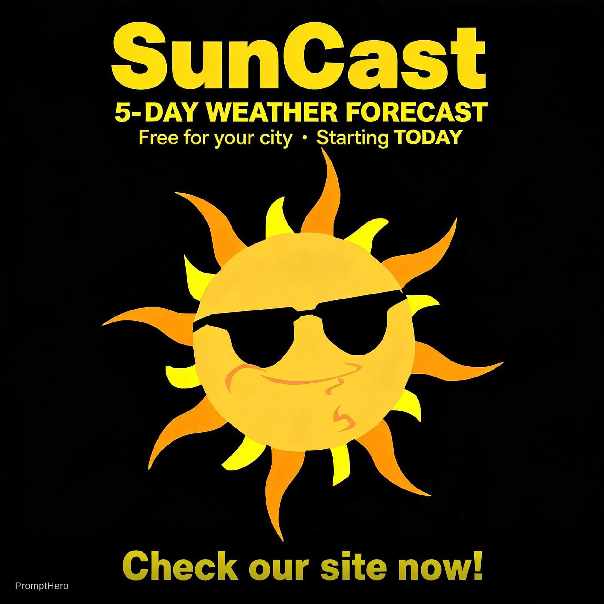 AI generated: Here in SunCast, you view the weather forecast to your city of five days at from today free. View sa...