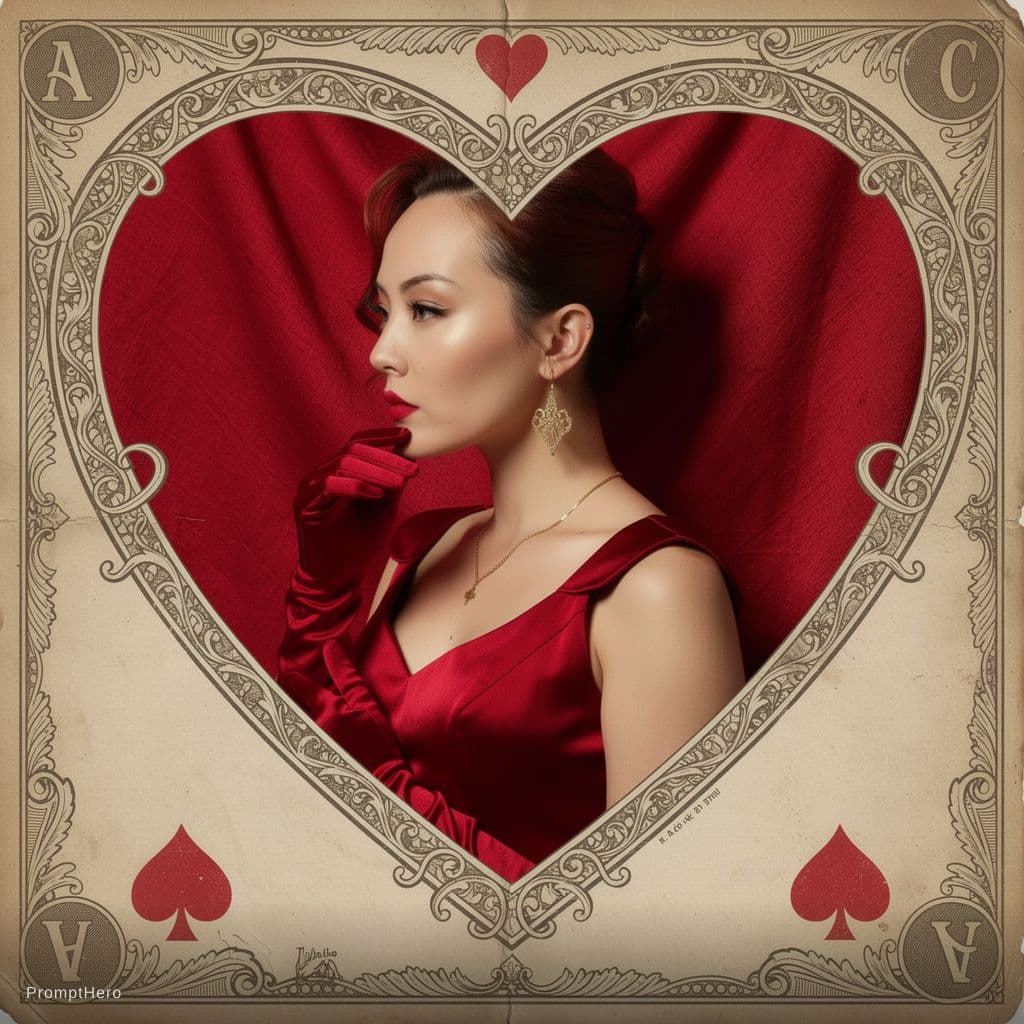 AI generated: Use facial feature of attached photo. Ultra-realistic fashion portrait designed in the style of a cl...