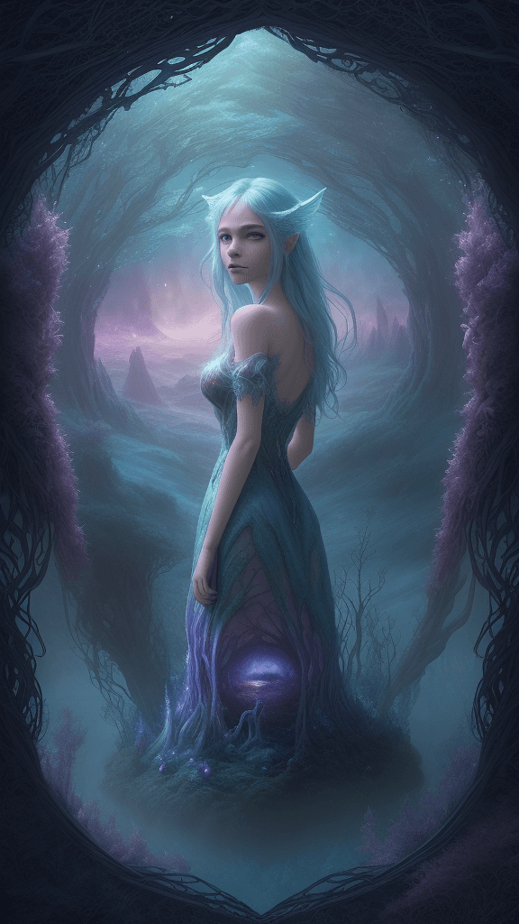 AI generated: Envision a dreamy, surreal landscape that seamlessly blends elements of fantasy and reality. The sce...