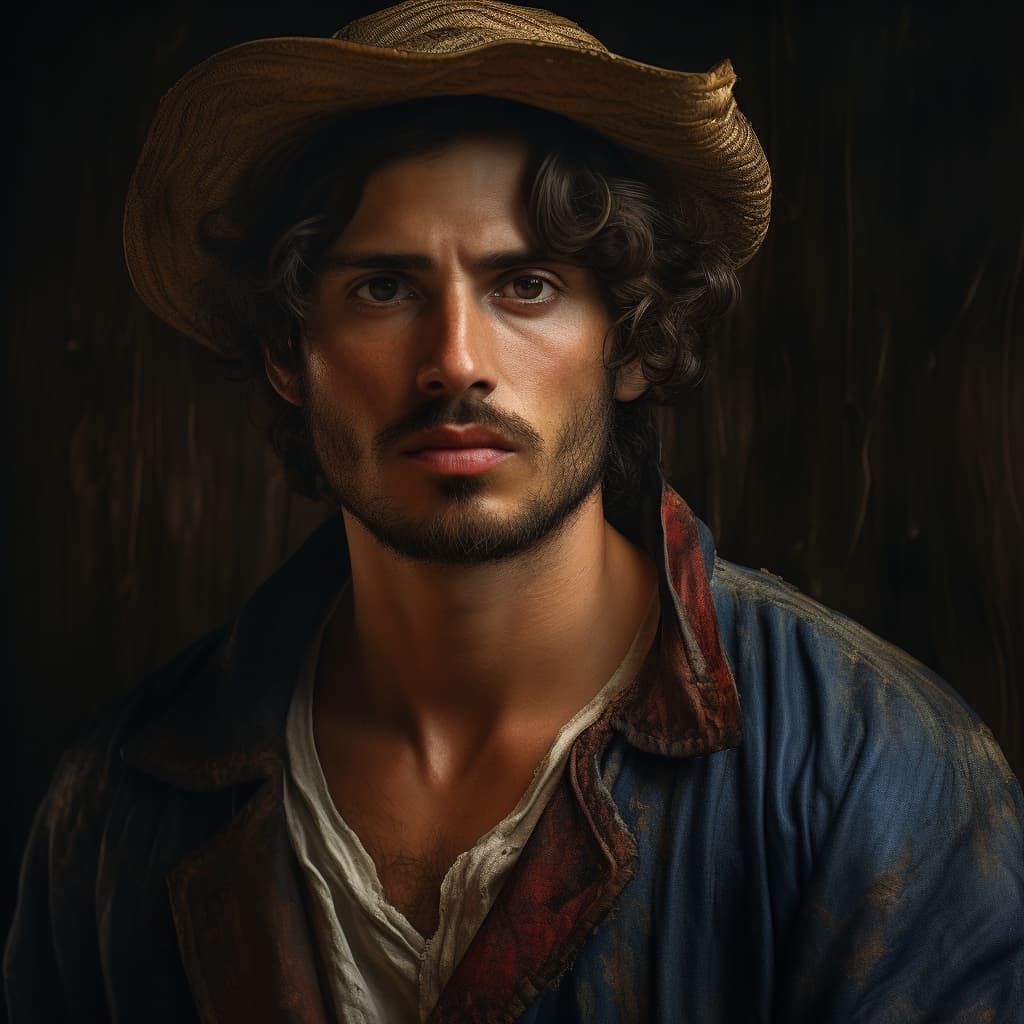 AI generated: breathtaking, man looking at the viewer, professional, awarded, perfect composition, beautiful detai...