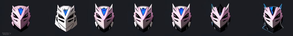 AI generated: protogen, (protogen face:1.1), (protogen visor:1.1) (Pink eyes mouth ans toungde)