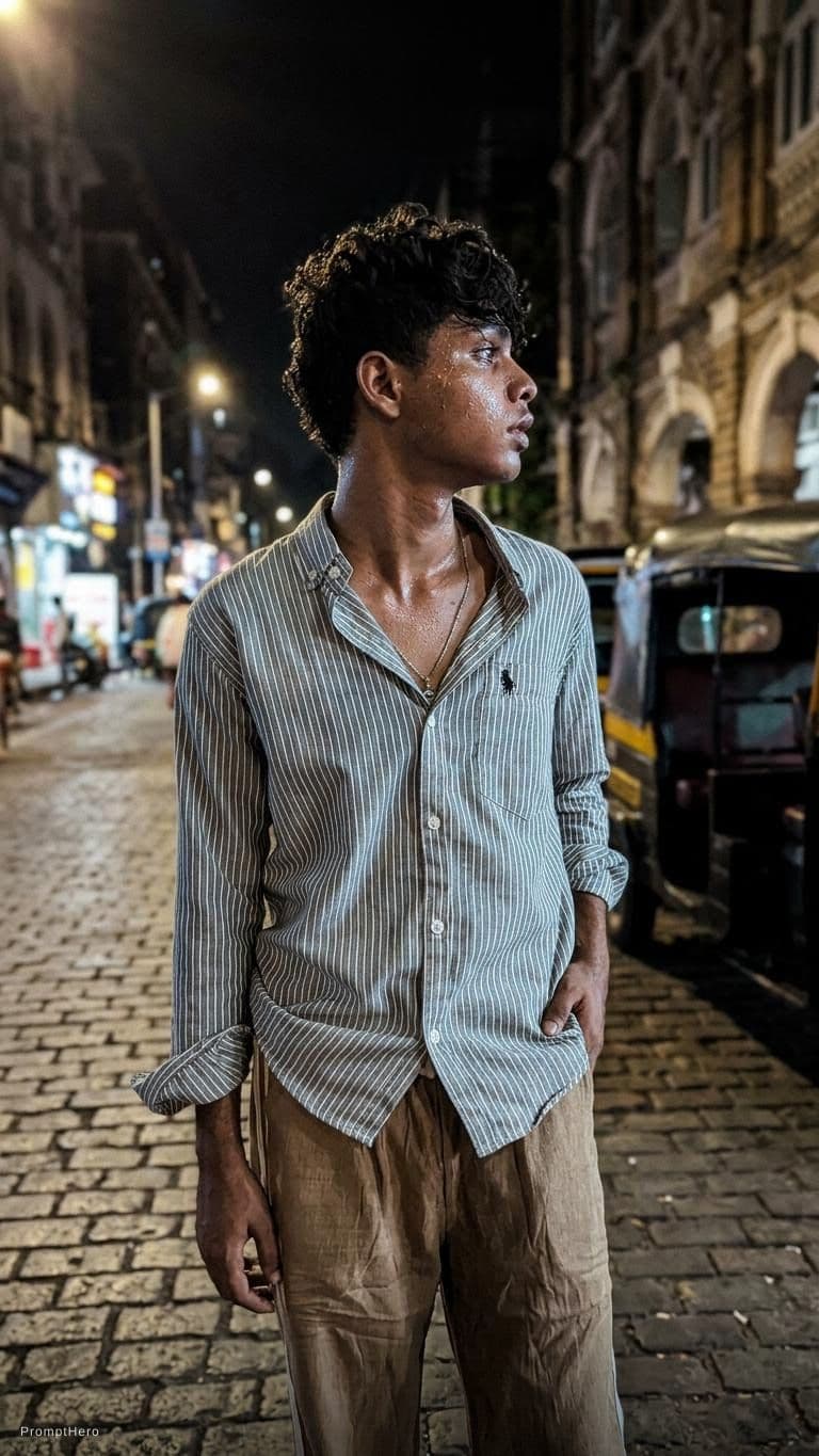 AI generated: Midjourney prompt: wide and low angle, cinematic, fashion photography..
