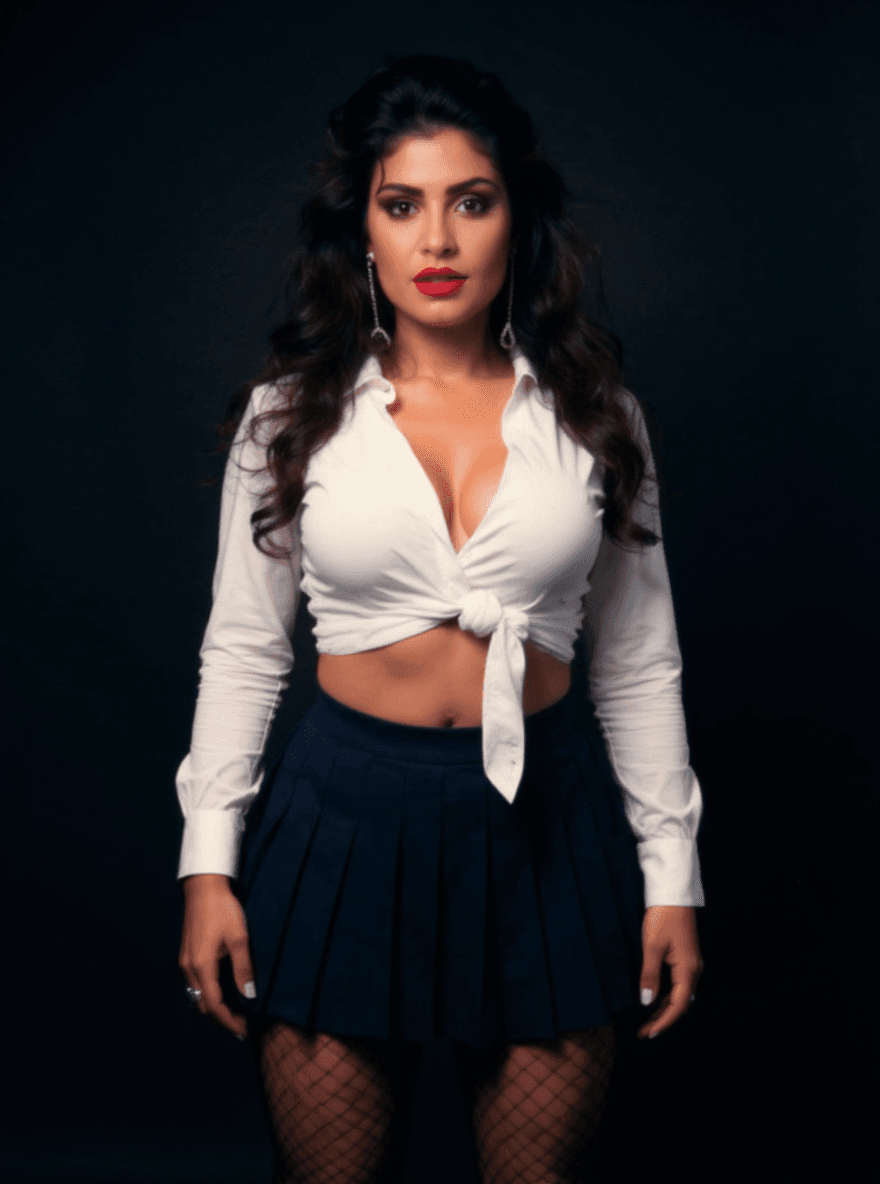 AI generated: LATIN american  BEAUTY woman,age 29,slim, beautiful voluptous model, BRONZE TANNED SKIN,VOLUPTOUS ,b...