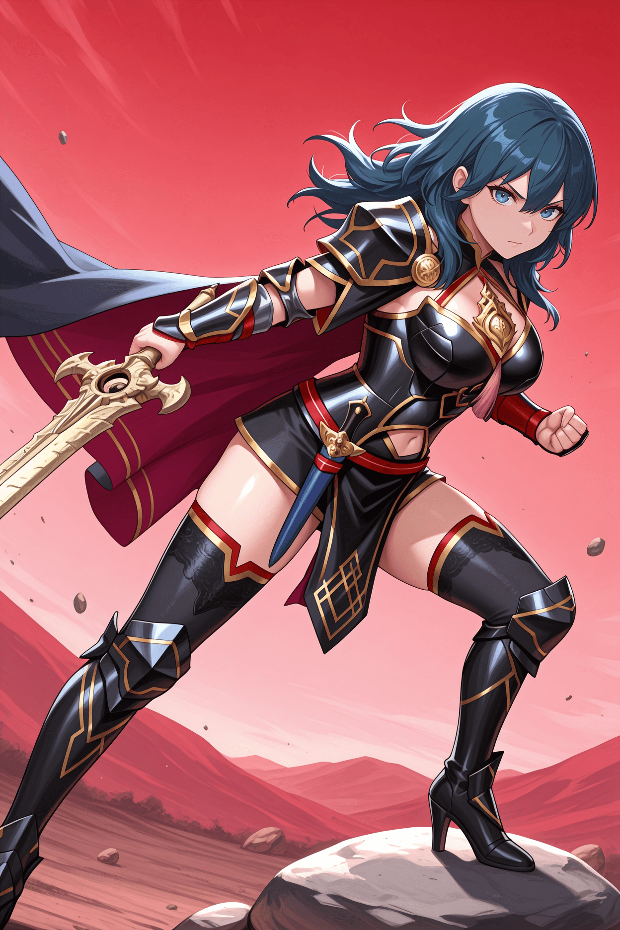 Byleth Eisner/ベレス (Fire Emblem: Three Houses) SDXL LoRA | 8+ Outfits [Illustrious]