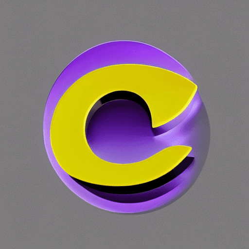 AI generated: Design a sleek and modern crypto token logo for PURPN, the Purple Squirrel NFT token on Solana Block...