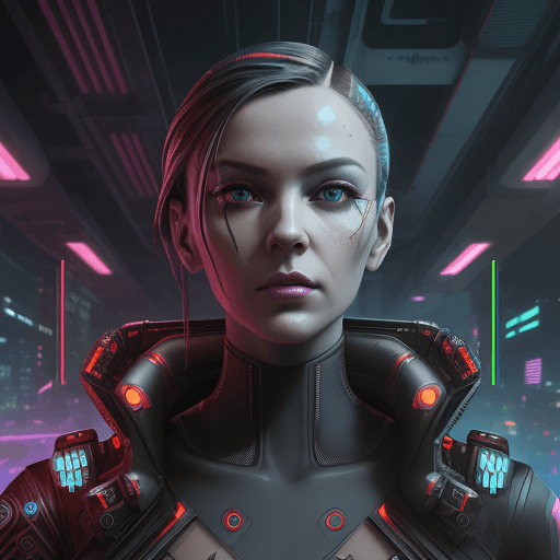 AI generated: android android games for ios or android, in the style of tristan eaton, cyberpunk dystopia, meticul...