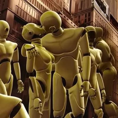 AI generated video: se abrazan y se besan y se van andando 