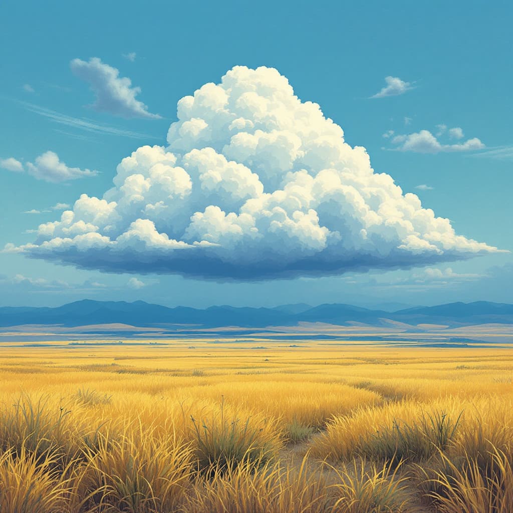 AI generated: cloud like a cat