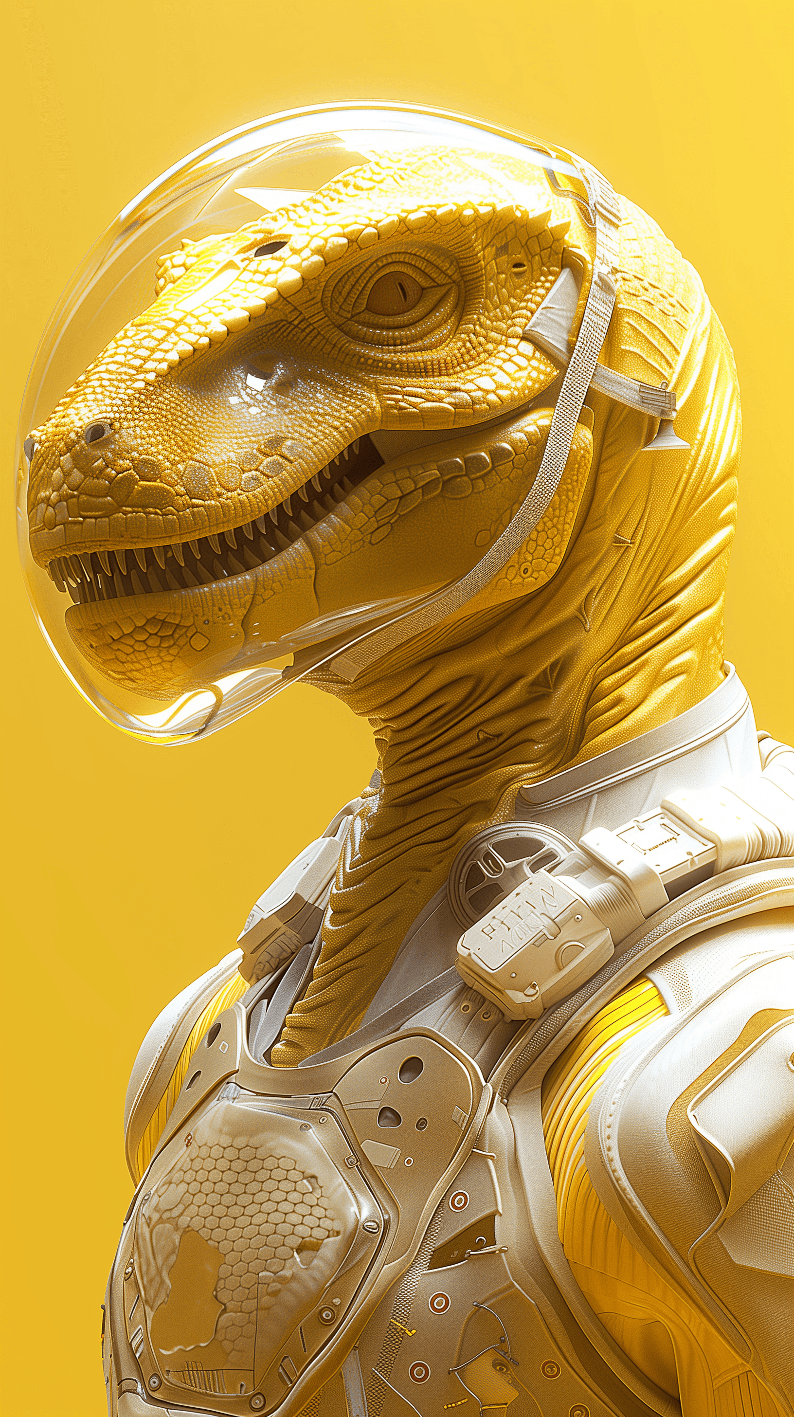AI generated: Alien dinosaur --ar 9:16 --style raw