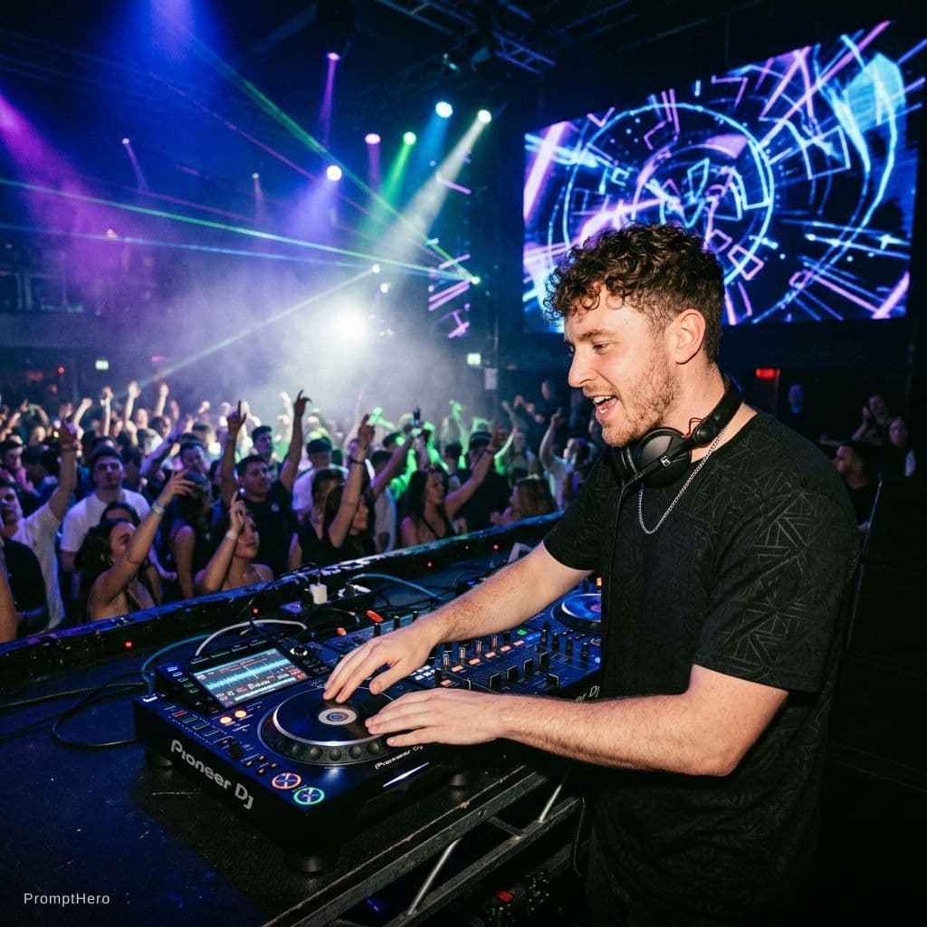AI generated: Trance DJ
