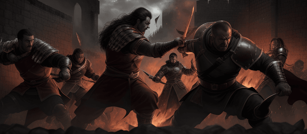 AI generated: 
Picture a tense scene as Kiro and his team breach the fortress walls. Massive and fearsome Slaughte...