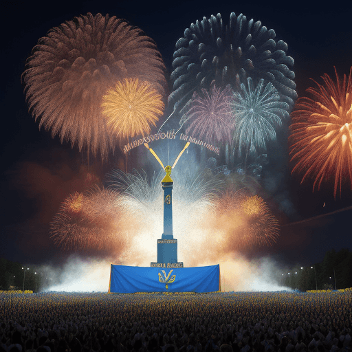 AI generated: Ukraine's Independence Day