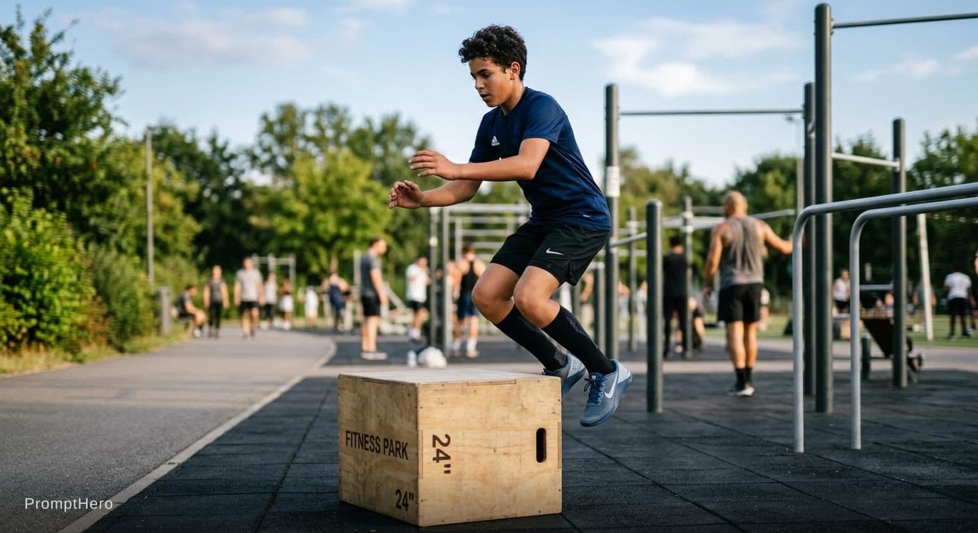 AI generated: Boy fitness