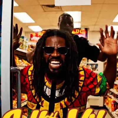 AI generated video: A stylized music video of a song called "Idle Vibe" by a reggae band called "Rising Storm":multiple ...