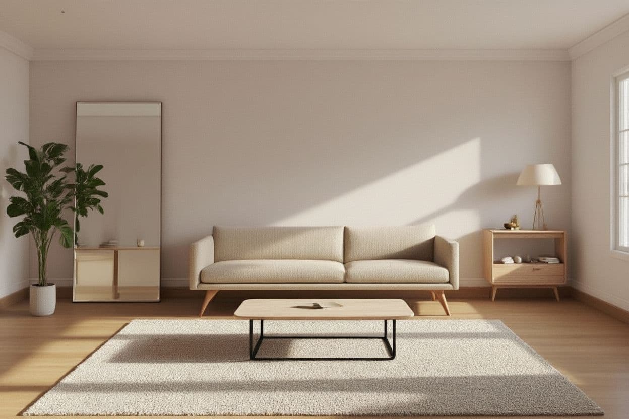 AI generated: Remove all the furniture.
