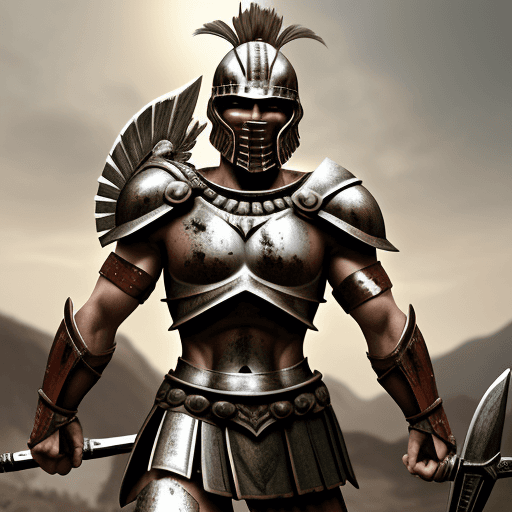 AI generated: spartan warrior