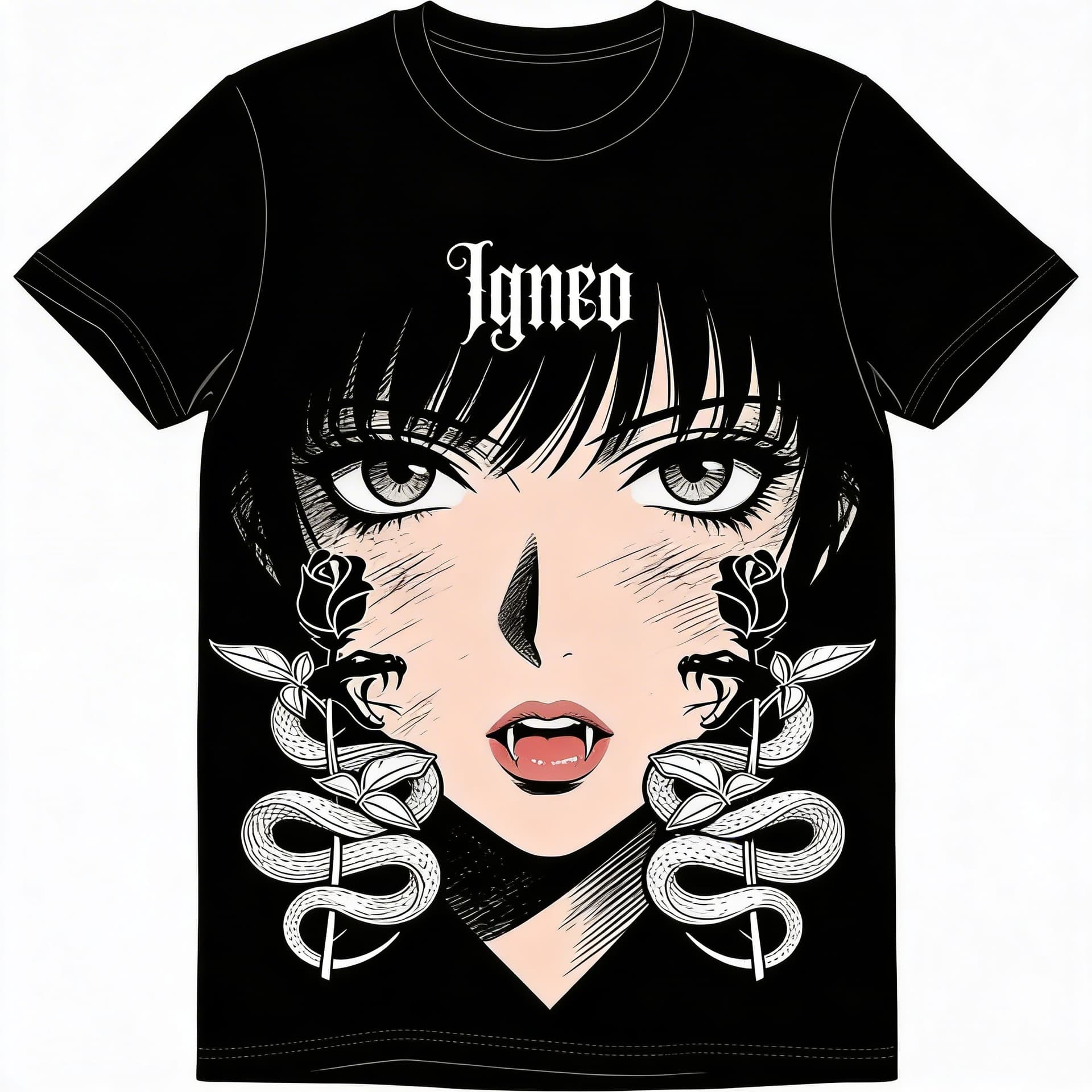 AI generated: Vintage 90s anime, Scratchy pen strokes, blind contour, perspective closeup, beautiful girl, face in...