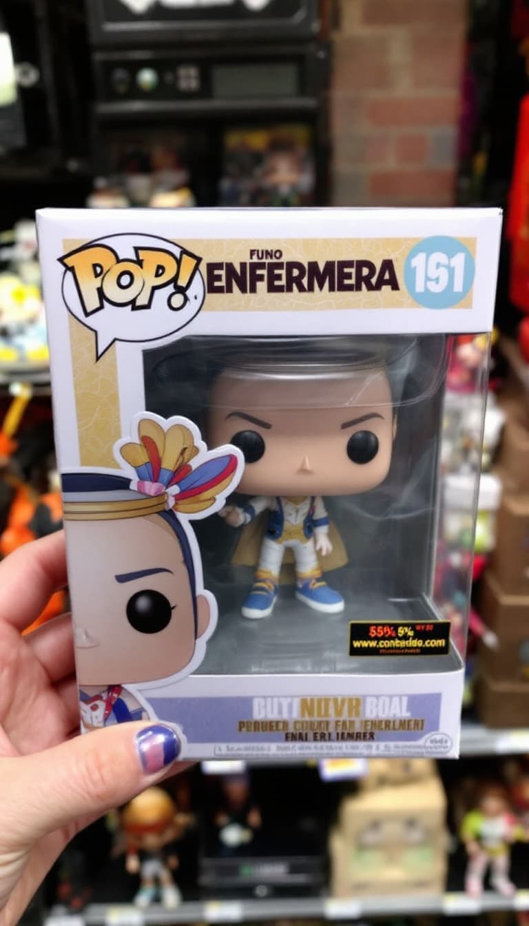 AI generated: funko pop enfermera 
