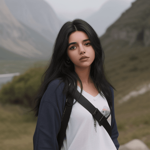 AI generated: Una mujer joven, de alrededor de 25 años, con una presencia decidida y una pasión por la aventura. T...